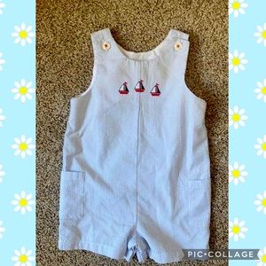 Smocked Sailboat Romper